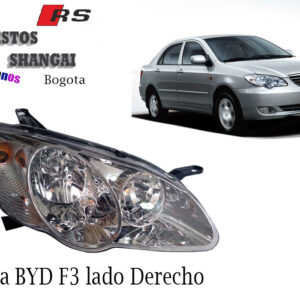 Farola BYD F3 Lado Derecho